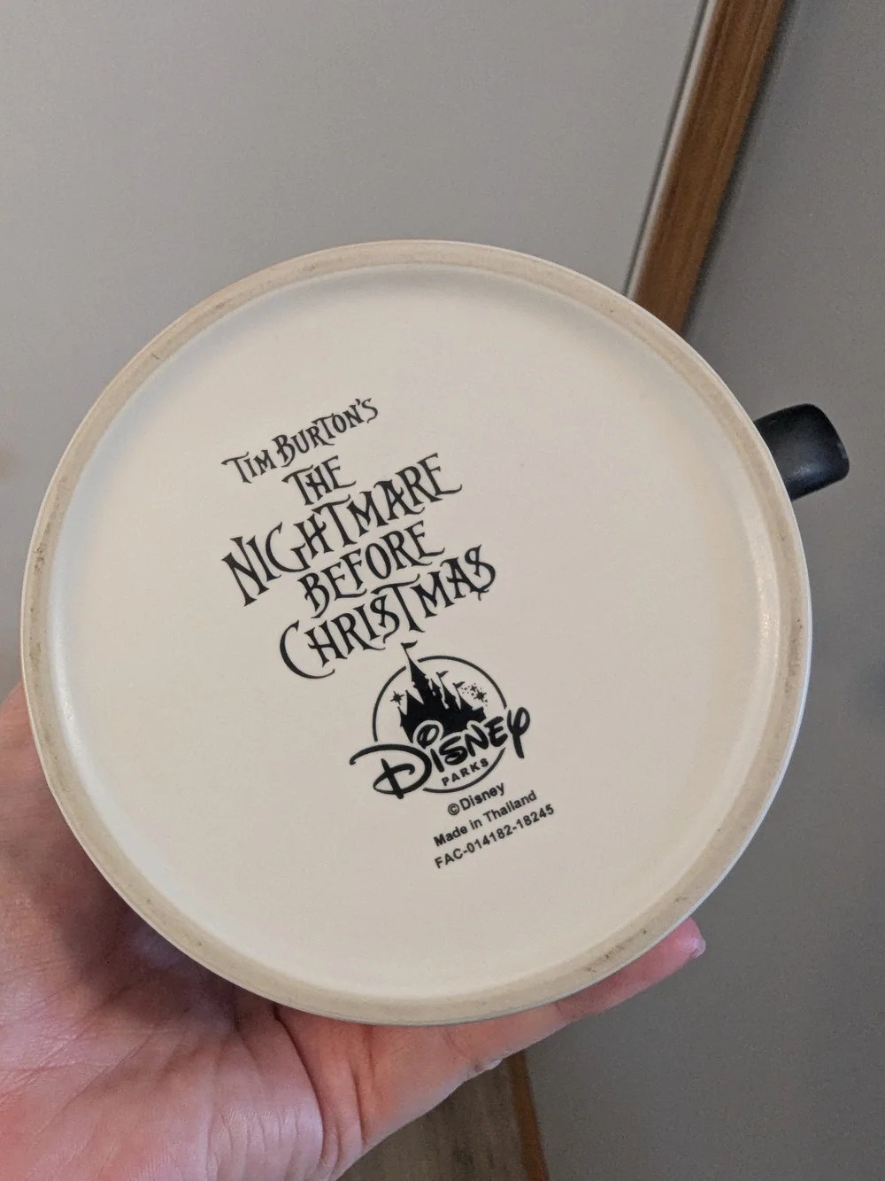 Disney Parks coffee mug feat Mayor of Halloween Town Nightmare Before Christmas